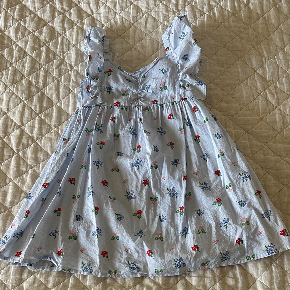 Janie and Jack Blue Floral Kids Dress